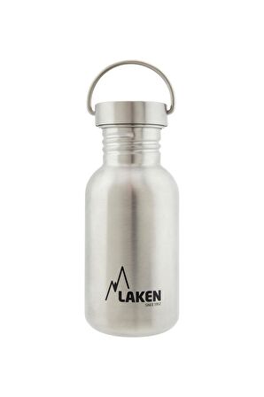 Laken Paslanmaz Çelik Basik Şişe 500 Ml. St.Steel Cap   Lkbsh50 Tek Renk-STD