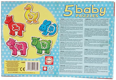 5 Baby Puzzles Bebekler İçin 5 Farklı Pazıl Birlikte