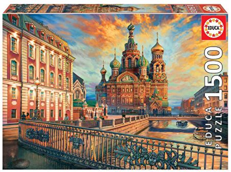 Educa 1500 Parça Saint Petersburg Puzzle