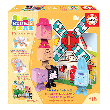 Educa Çocuk Puzzle El Molino De La Grnja The Kiu 19223
