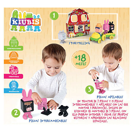 Educa Çocuk Puzzle Fiesta En La Grnja The Kiubis 19224