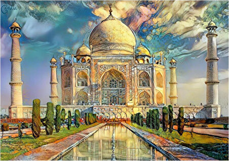 Educa 1000 Parça Tac Mahal Puzzle - 19613 - Taj Mahal