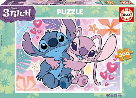 Educa 300 Parça Disnet Stitch Kız Çocuk Puzzle - 8-11 Yaşl