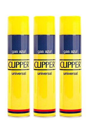 Clipper Çakmak Gazı 250 Ml Gas Azul 3 Adet