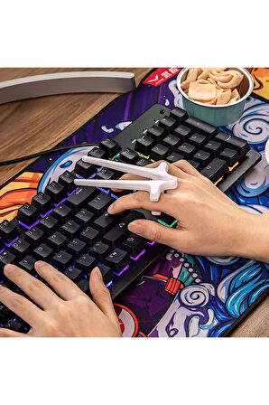 Atıştırmalık Tutucu Parmak Arası Çubuklar Oyuncu Atıştırmalık Tutucu Chopstick
