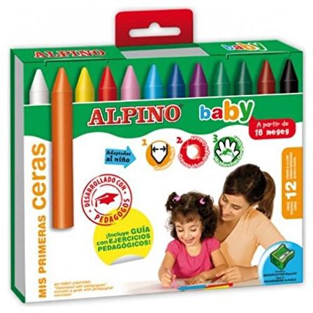 Alpino 12'li Baby Pastel Boya