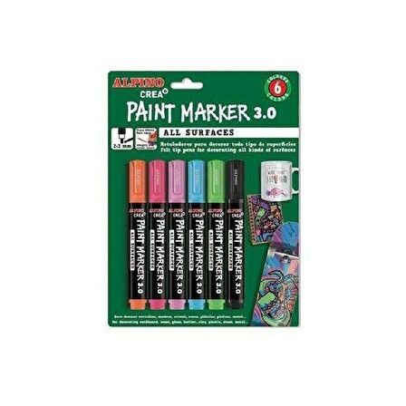 Alpıno Ar-0250 Crea 6 Lı Paınt Marker