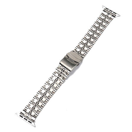 ​​​Apple Watch Ultra 49mm KRD-54 Metal Klipsli Tasarım Kordon