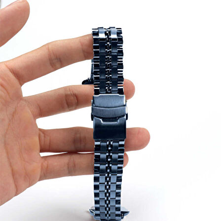 ​​​Apple Watch Uyumlu Ultra 49mm KRD-54 Metal Klipsli Tasarım Kordon 