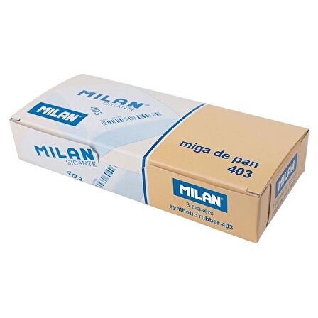 MILAN CMM403 SENTETİK SİLGİ (DEV) - 3ADET