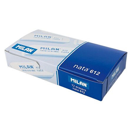 MILAN CPM612 NATA® YUMUŞAK PLASTİK SİLGİ - 12ADET