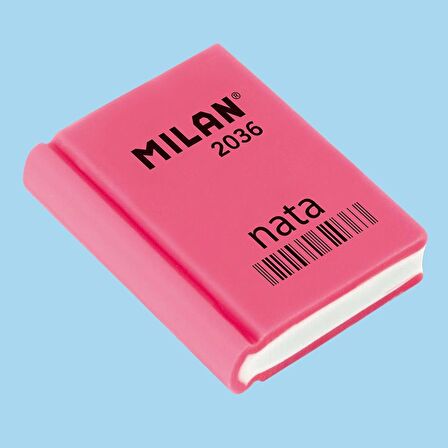 MILAN CPM2036 NATA® KİTAP ŞEKLİNDE PLASTİK SİLGİ - 36ADET