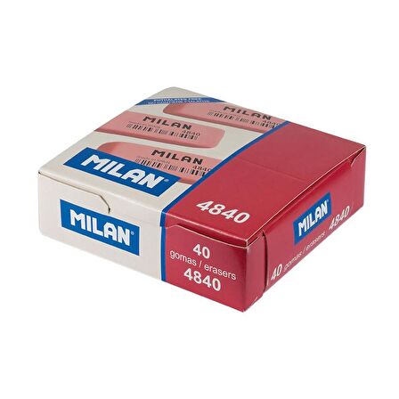 MILAN CNM4840 ESNEK SENTETİK SİLGİ - PEMBE - 40ADET