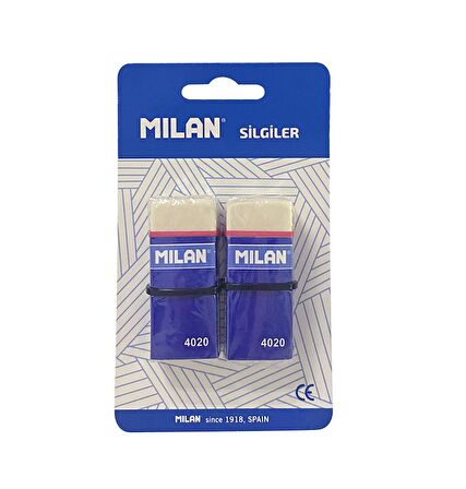 MILAN SOFT SYNTHETIC 4020 SİLGİ BLİSTER - 2Lİ