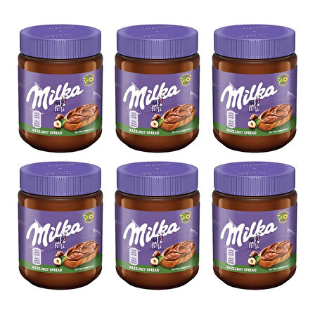 Milka Kakaolu Fındık Ezmesi 350 gr x 6 Adet