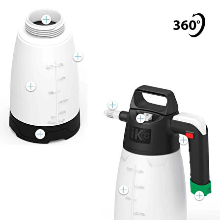 IK MULTI PRO 2 360º Derece Her Yönden Atımlı Kimyasal Ve Asit Dayanımlı Basınçlı Pompa 2 Litre