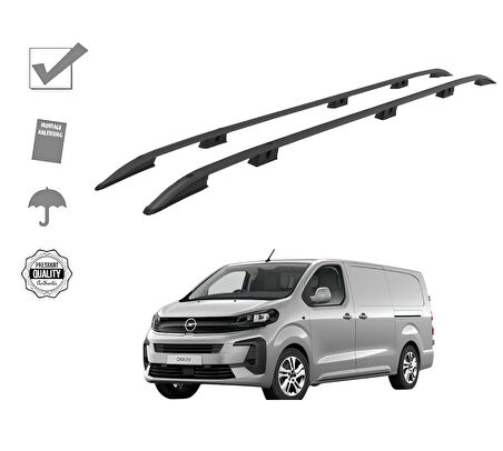 VIVARO UZUN ŞASE TAVAN ÇITASI SİYAH 2019 2020 2021 2022 2023 2024 2025 2026 2027