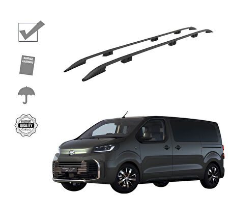 TOYOTO PROACE VERSO UZUN ŞASE TAVAN ÇİTASI PORTBAGAJ 2019 2020 2021 2022 2023 2024 2025 2026 2027