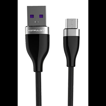 Konfulon S82 Seramik Uçlu Micro USB Kablo 1M 3.1A