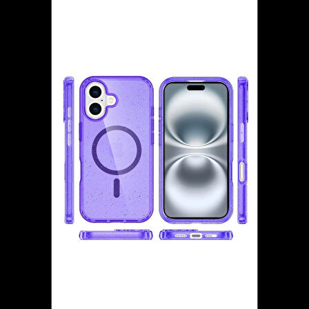 Newface iPhone 16 Plus Kılıf Star Magsafe Kapak