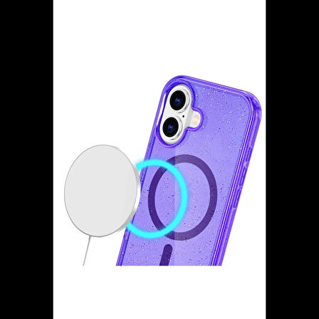 Newface iPhone 16 Plus Kılıf Star Magsafe Kapak