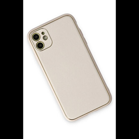 Newface iPhone 12 Kılıf Coco Deri Silikon Kapak