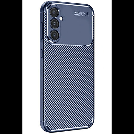 Newface Samsung Uyumlu Galaxy A56 Kılıf Auto Focus Karbon Kapak