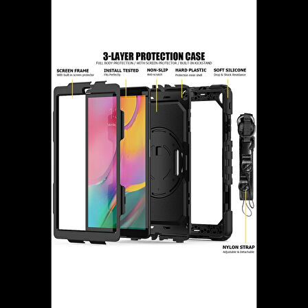 Newface Samsung Uyumlu Galaxy T510 Tab A 10.1 Kılıf Pars Tablet Kapak