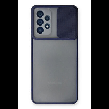 Newface Samsung Uyumlu Galaxy A53 5G Kılıf Palm Buzlu Kamera Sürgülü Silikon