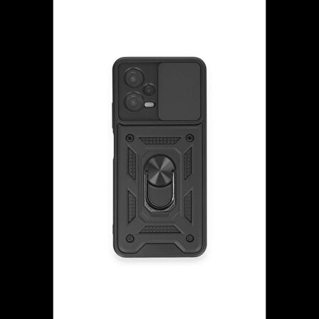 Newface Xiaomi Redmi Note 12 4G Kılıf Pars Lens Yüzüklü Silikon