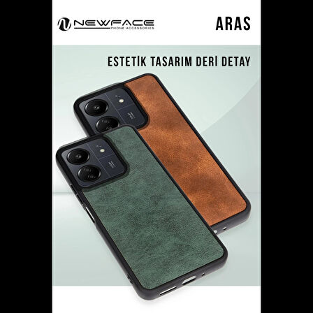 Newface Xiaomi Redmi Note 12 Pro 4G Kılıf Aras Deri Kapak