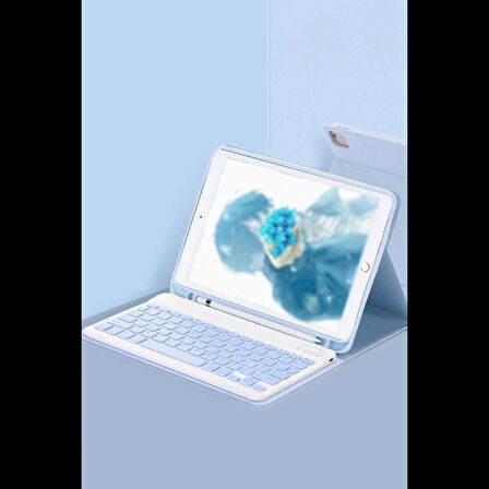 Newface iPad 5 Air 9.7 Kılıf KC01 Smart Klavyeli Tablet Kılıfı