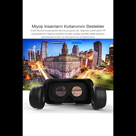 Newface Shinecon SC-G04EA 3D Sanal Gerçeklik Gözlüğü - Siyah