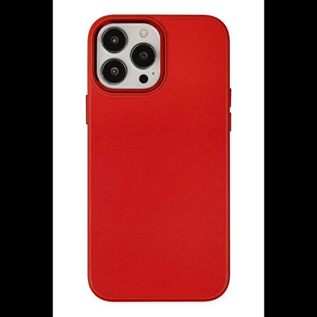 Newface iPhone 13 Pro Kılıf Asya Deri Silikon