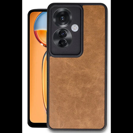 Newface Oppo Reno 11F Kılıf Aras Deri Kapak