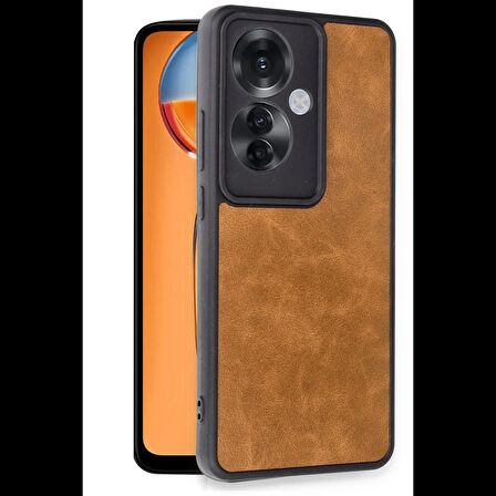 Newface Oppo Reno 11F Kılıf Aras Deri Kapak