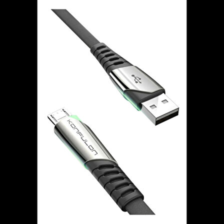 Konfulon DC16 Micro USB Kablo 1M 2.4A