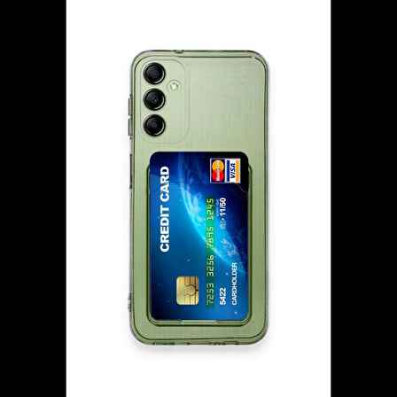 Newface Samsung Galaxy A54 5G Kılıf Kart Şeffaf Silikon - Şeffaf