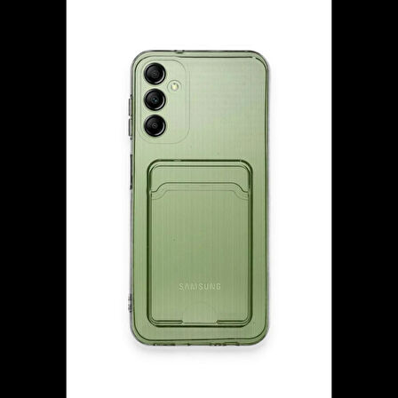Newface Samsung Galaxy A54 5G Kılıf Kart Şeffaf Silikon - Şeffaf