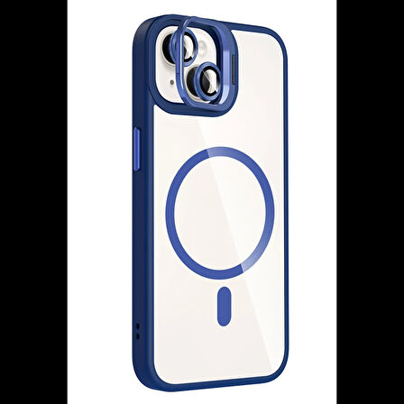 Joko Apple Uyumlu iPhone 15 Plus Remim Lensli Magsafe Standlı Kapak