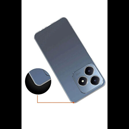 Newface Realme C61 Kılıf Lüx Şeffaf Silikon