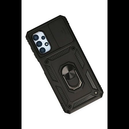 Newface Samsung Galaxy A33 5G Kılıf Pars Lens Yüzüklü Silikon