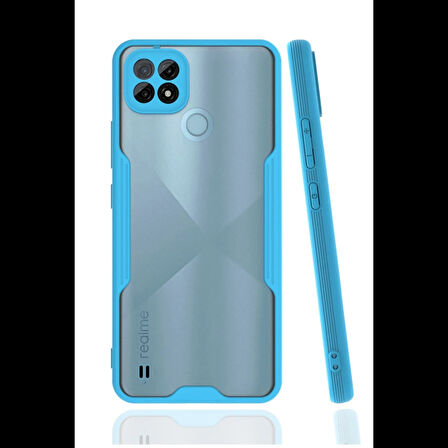 Newface Realme C21 Kılıf Platin Silikon