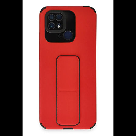 Newface Xiaomi Uyumlu Redmi 10C Kılıf Mega Standlı Silikon