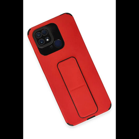 Newface Xiaomi Uyumlu Redmi 10C Kılıf Mega Standlı Silikon