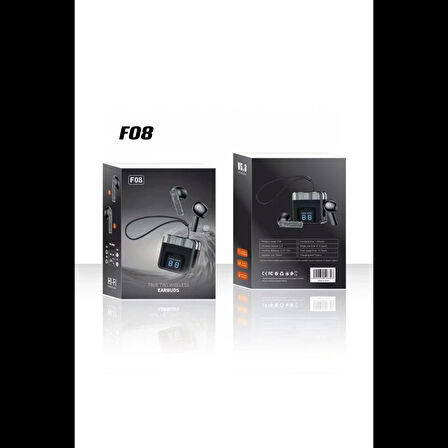 Karler Bass F08 Dijital Şarj Göstergeli TWS Bluetooth Kulaklık