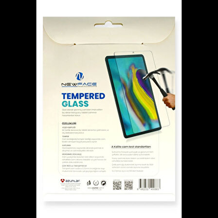 Newface Universal 7 Tablet Cam Ekran Koruyucu