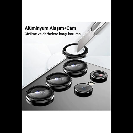 Newface Samsung Uyumlu Galaxy A25 5G Valdez Metal Kamera Lens