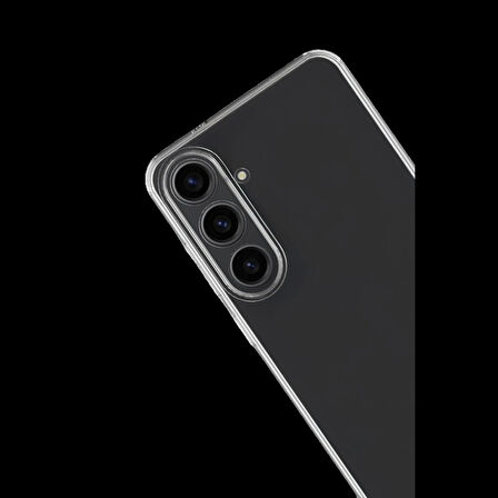 Newface Samsung Uyumlu Galaxy S25 FE Kılıf Lüx Şeffaf Silikon