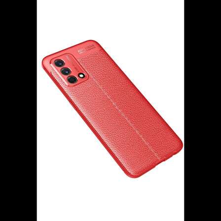 Newface Oppo A74 4G Kılıf Auto Focus Kapak - Kırmızı